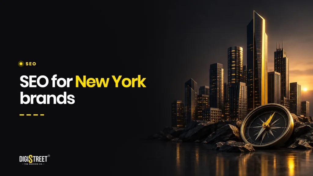 SEO for New York brands: DigiStreet Media blog cover