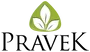 Green circular eco logo with three white leaves forming a ring and a water drop at the bottom.