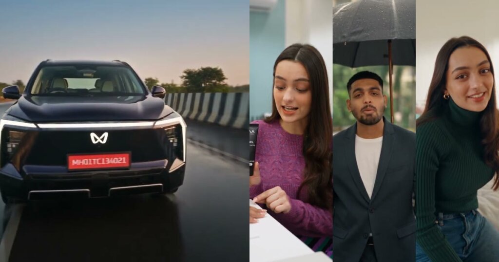 Stills from AI-generated ad films produced by DigiStreet Media, illustrating AI ad film cost in India