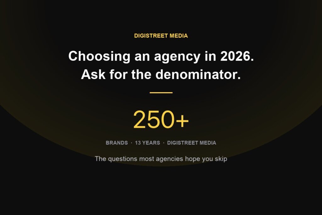 How to choose a digital marketing agency in India - DigiStreet Media, 250+ brands over 13 years