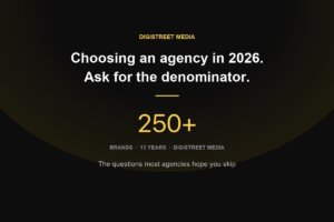 How to choose a digital marketing agency in India - DigiStreet Media, 250+ brands over 13 years
