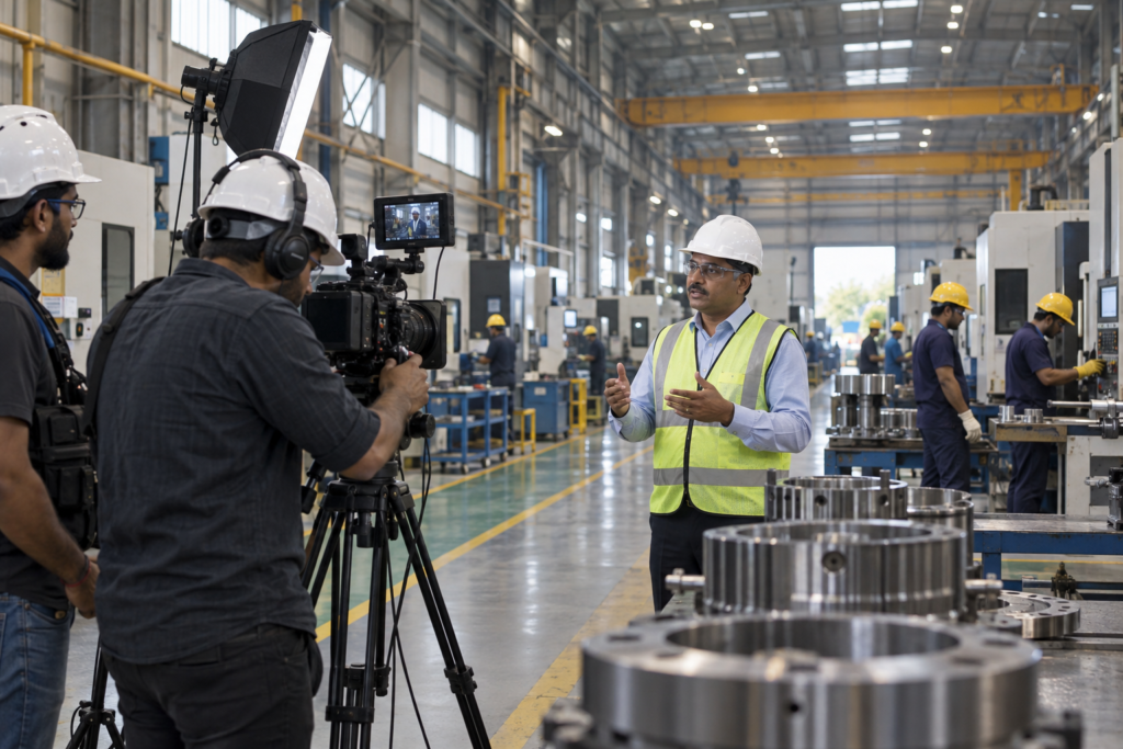 Manufacturing Company Video Production as a Sales Tool