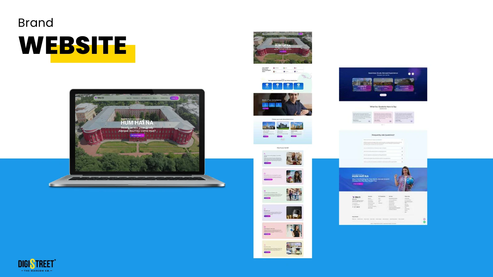 Asian Hospital — Healthcare website presentation from DigiStreet Media's real work portfolio