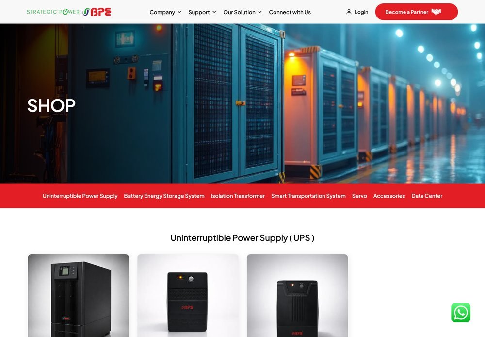 BPE online store designed and built in Webflow e-commerce by DigiStreet Media