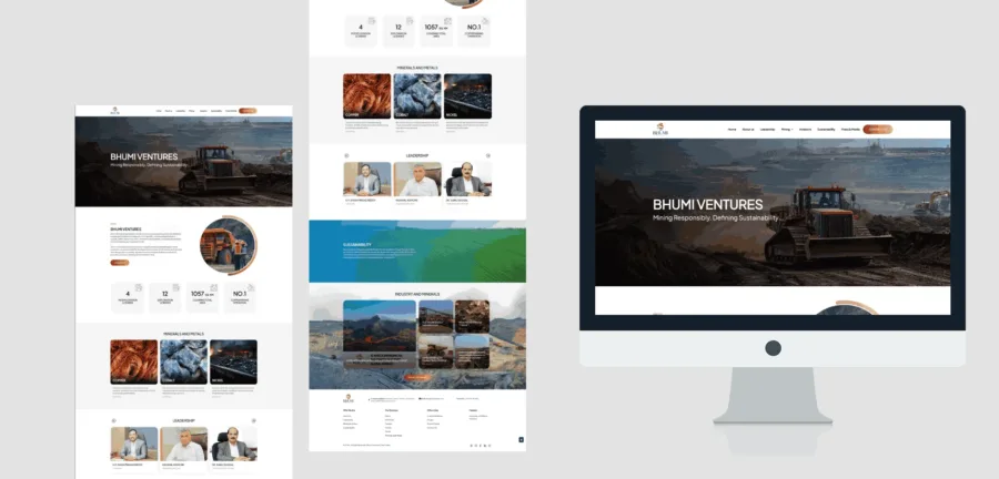Bhumi Ventures — Website Development and SEO for Mining Company in India