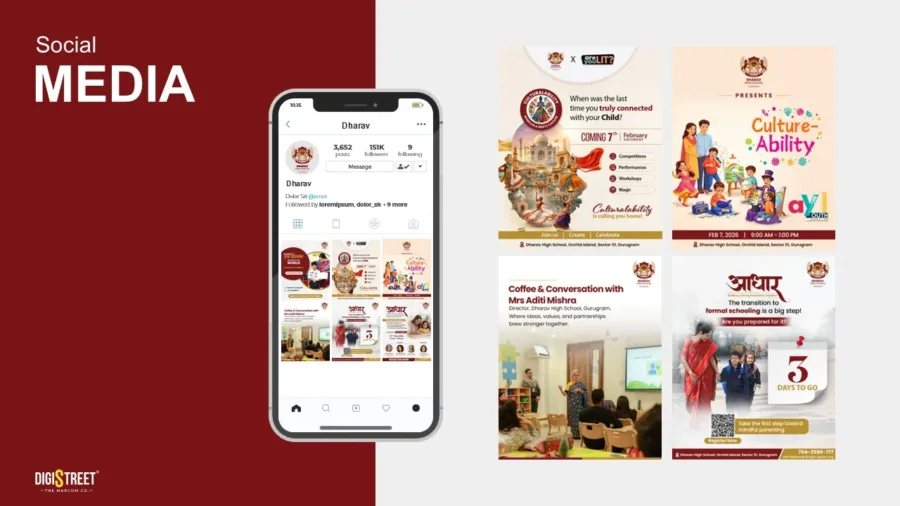 Dharav — Social media & creative work showcase