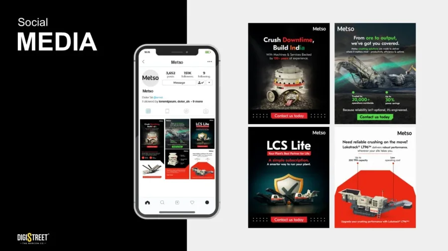 Metso — Social media & creative work showcase