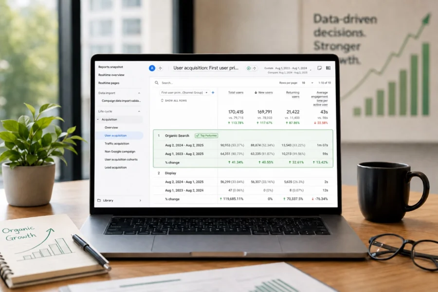 RadiantBiz — SEO & organic growth case study