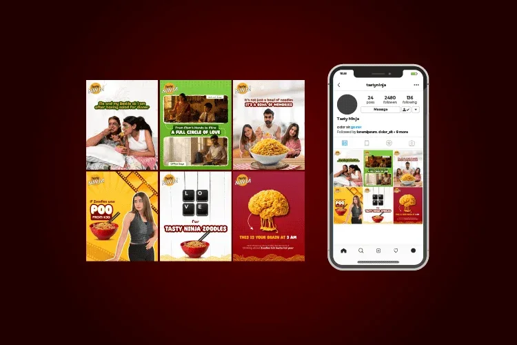 Tasty Ninja — 360° Digital Marketing Activities for Indian Food & Snacks Brand