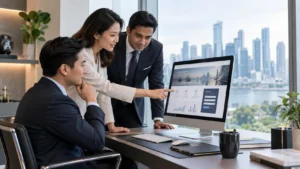 Corporate website design for financial services firms in Singapore