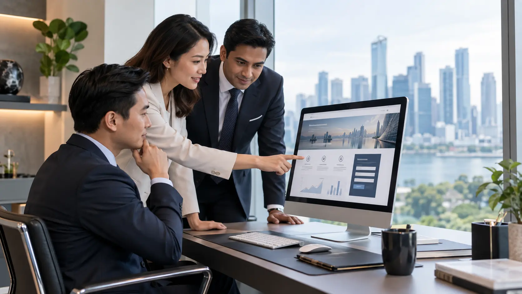 Corporate website design for financial services firms in Singapore