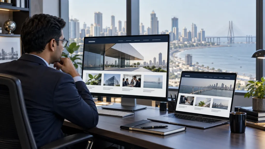 Corporate website redesign for financial services firms in Mumbai