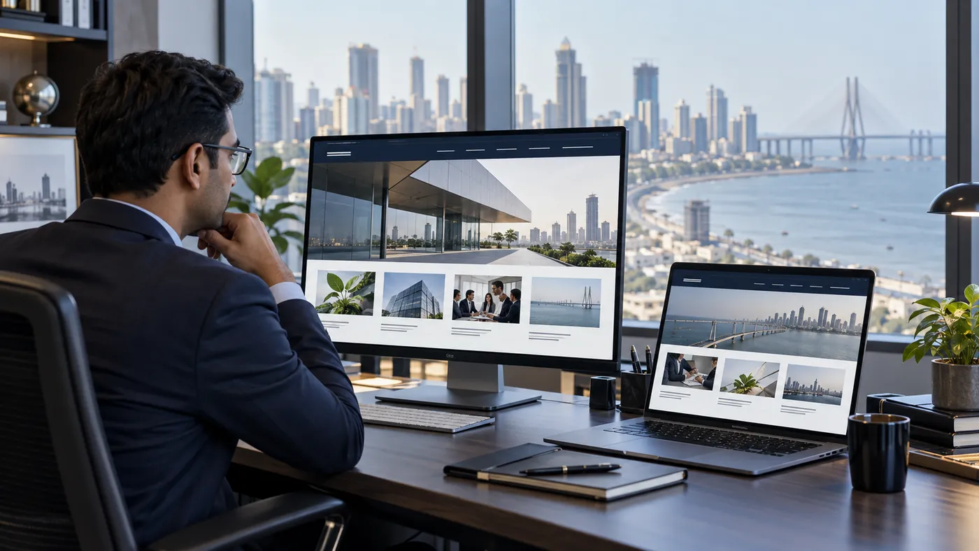 Corporate website redesign for financial services firms in Mumbai