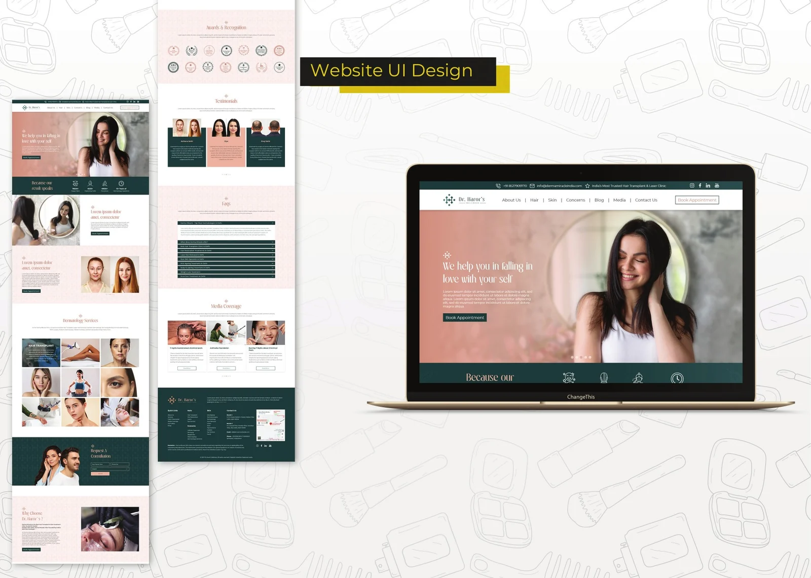 Dr Haror's Wellness aesthetic clinic website designed by DigiStreet Media