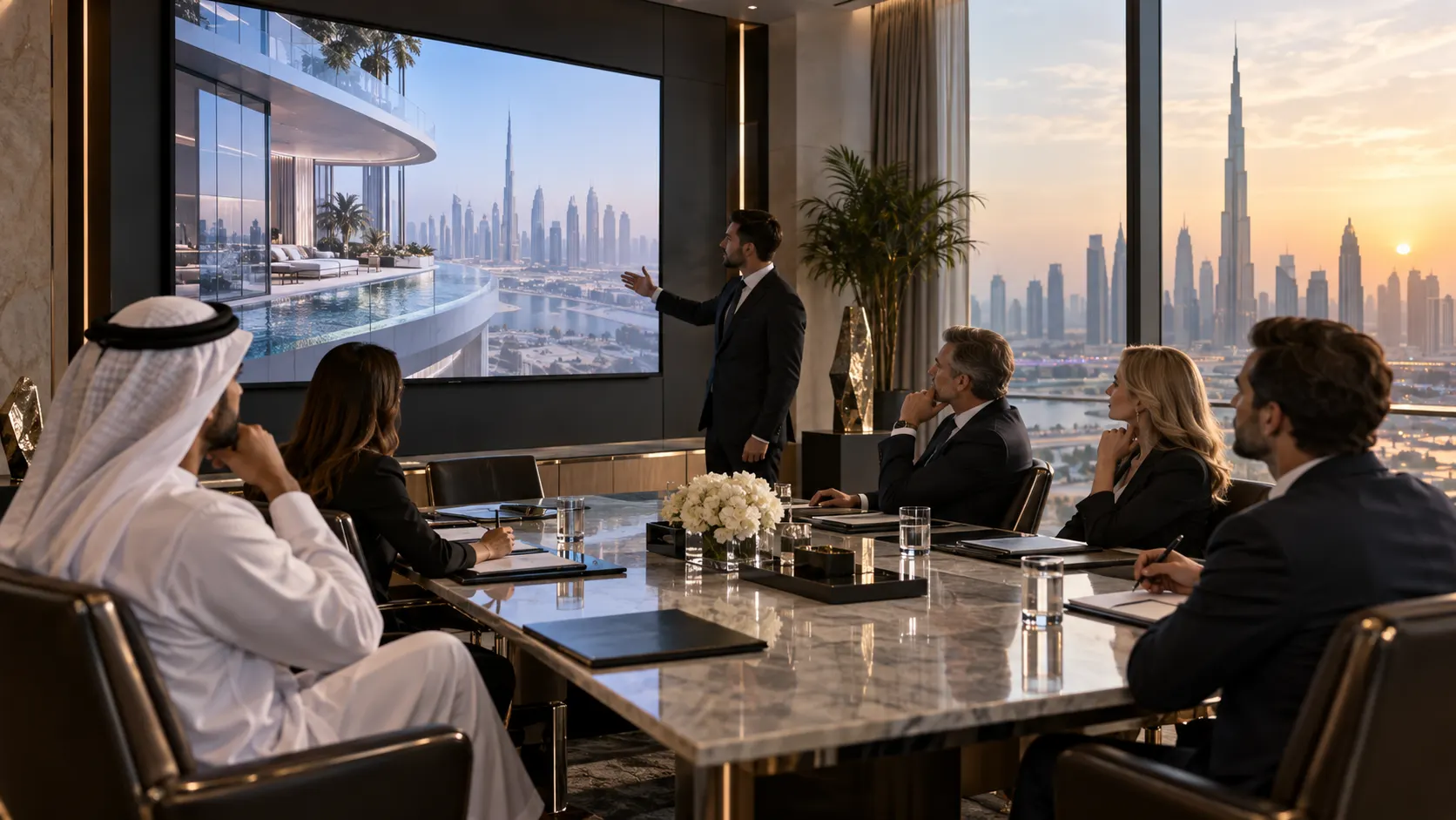 Dubai property investor presentation film for international real estate buyers