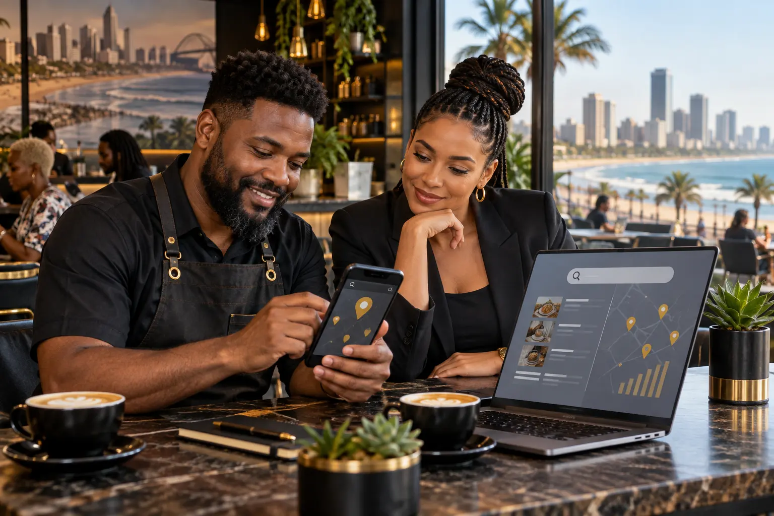Durban local SEO and mobile marketing concept for South African customers