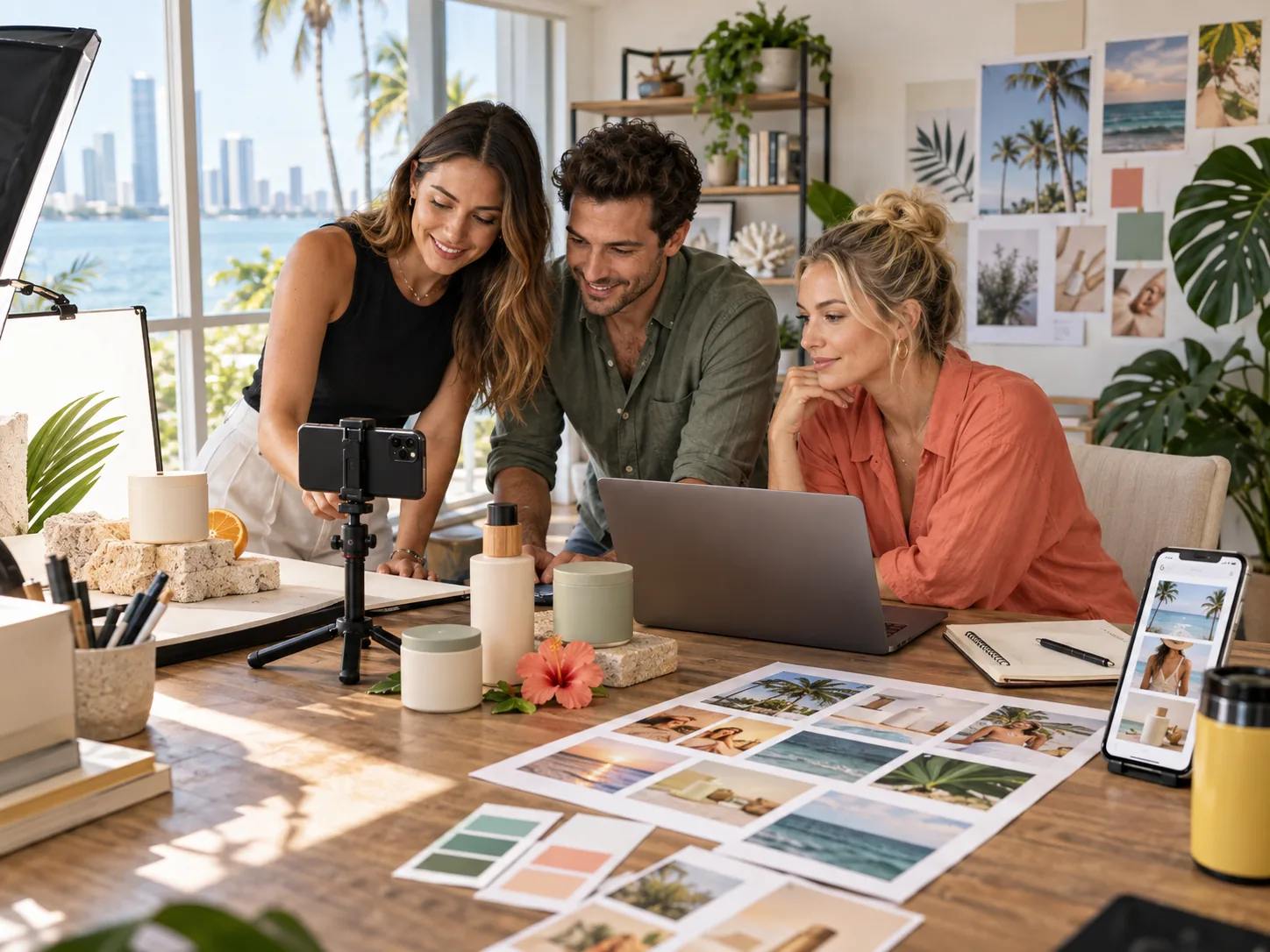 Florida ecommerce team creating social media product content