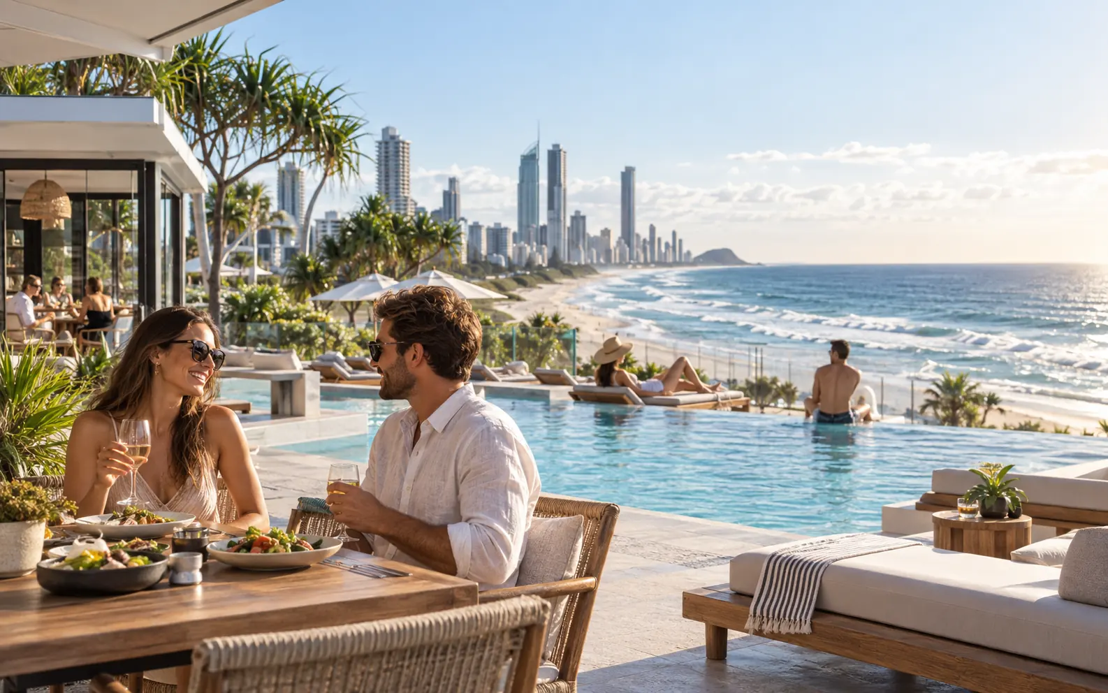 Gold Coast tourism and hospitality digital marketing concept