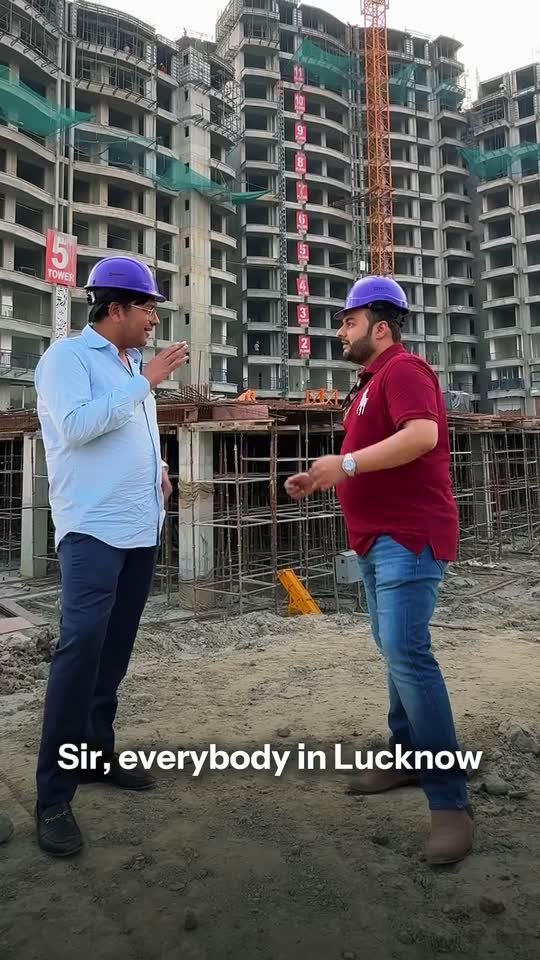 Jashn Realty influencer marketing campaign video by DigiStreet Media - Construction progress