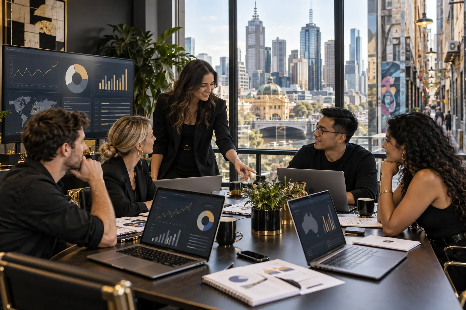 Melbourne digital marketing strategy team planning an Australian campaign