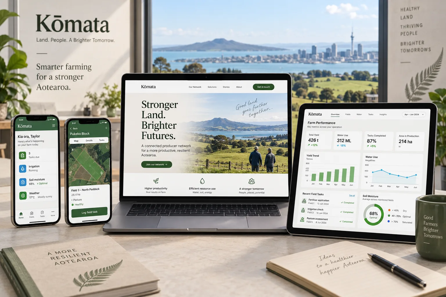 Auckland agritech platform digital work relevant to New Zealand businesses