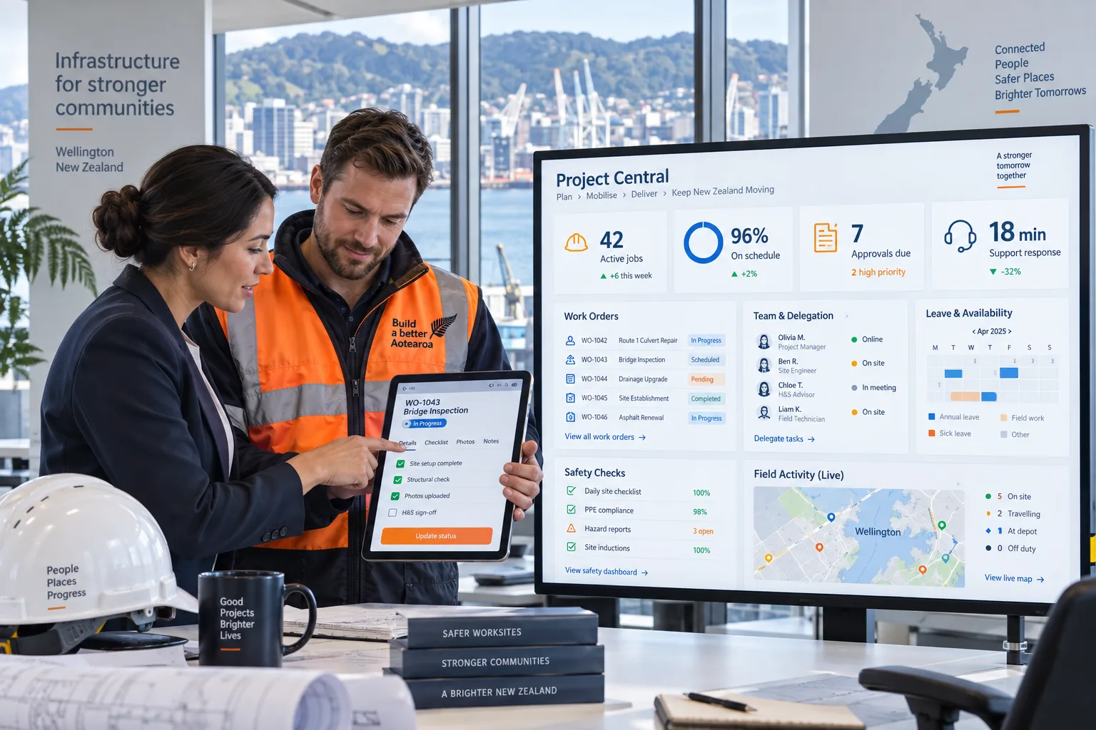 Infrastructure workflow software digital work relevant to New Zealand businesses