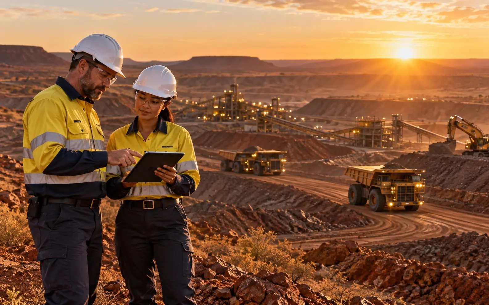 Digital marketing concept for Perth mining and Australian resources businesses