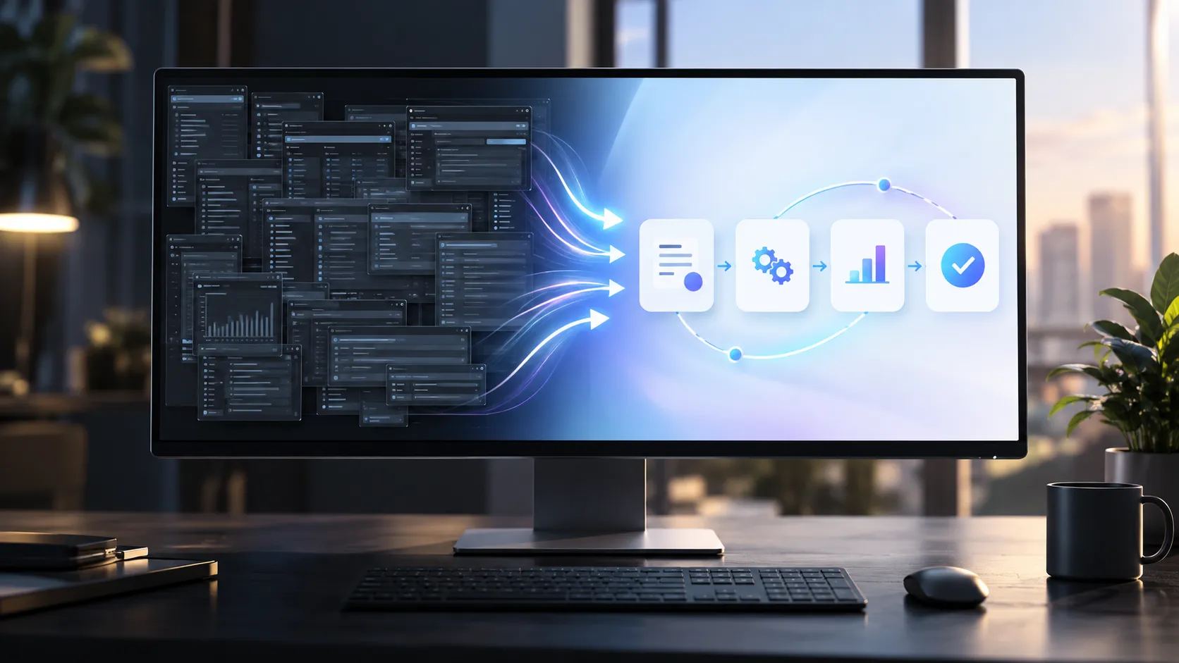 SaaS product demo simplified through animation instead of a raw screen recording