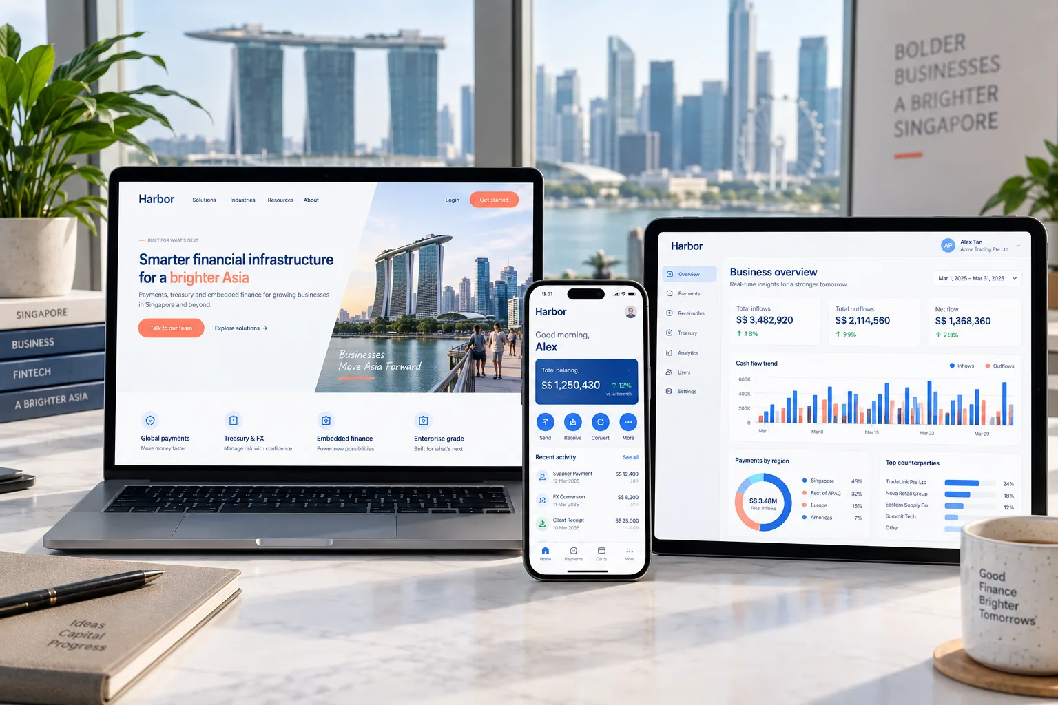 Singapore fintech platform digital work relevant to Singapore businesses