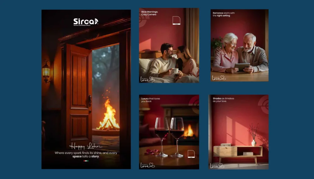 Sirca Paints campaign creative from DigiStreet Media’s client portfolio