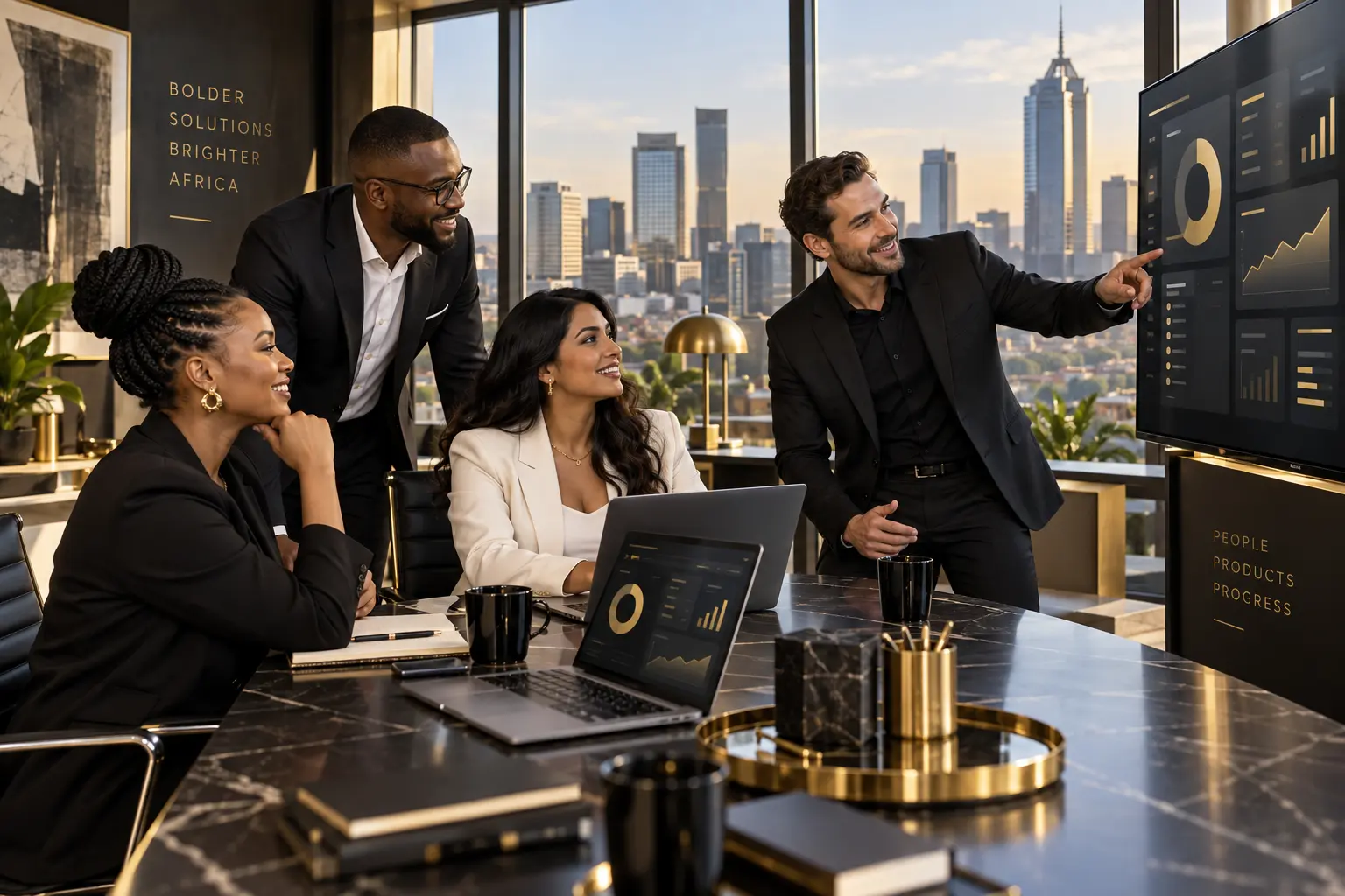 South Africa technology finance and professional services marketing team