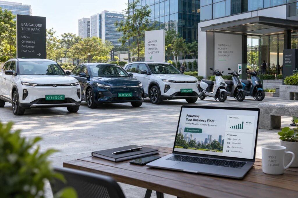 Corporate EV fleet marketing opportunities for Bangalore businesses and mobility teams