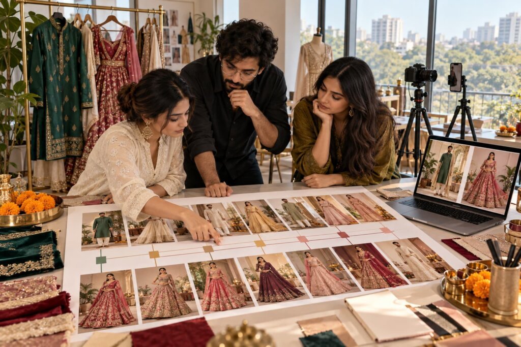 Delhi Fashion Studio_ Diwali-to-wedding campaign calendar