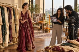 Delhi festive fashion campaign shoot