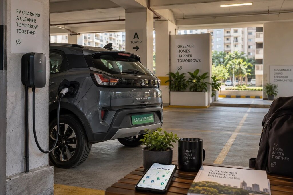 EV charging access for apartment buyers in Bangalore
