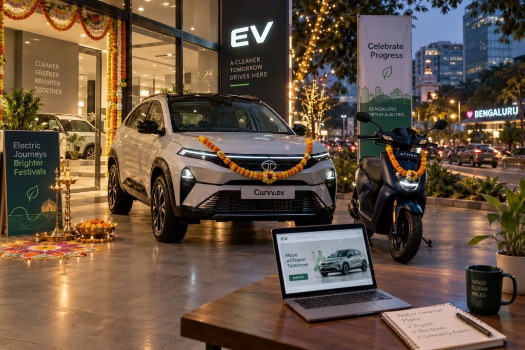 EV dealership marketing in Bangalore for the festive buying season