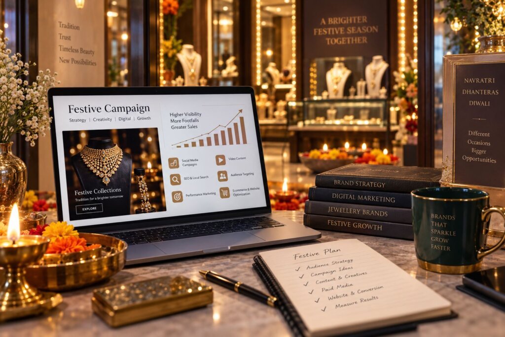Festive Jewelry Campaign Workspace