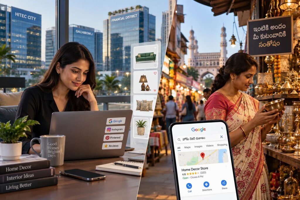Hyderabad Shopping - Online Meets Local