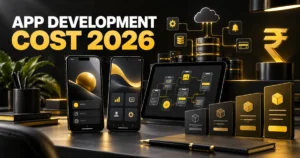 App development cost in India 2026 with mobile platforms, backend systems and package tiers