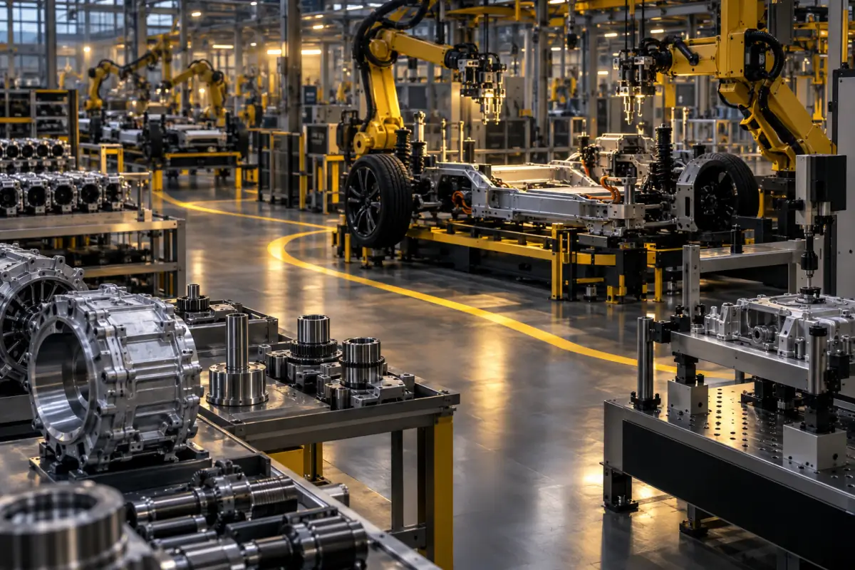 Automotive and engineering components in a Chennai manufacturing setting