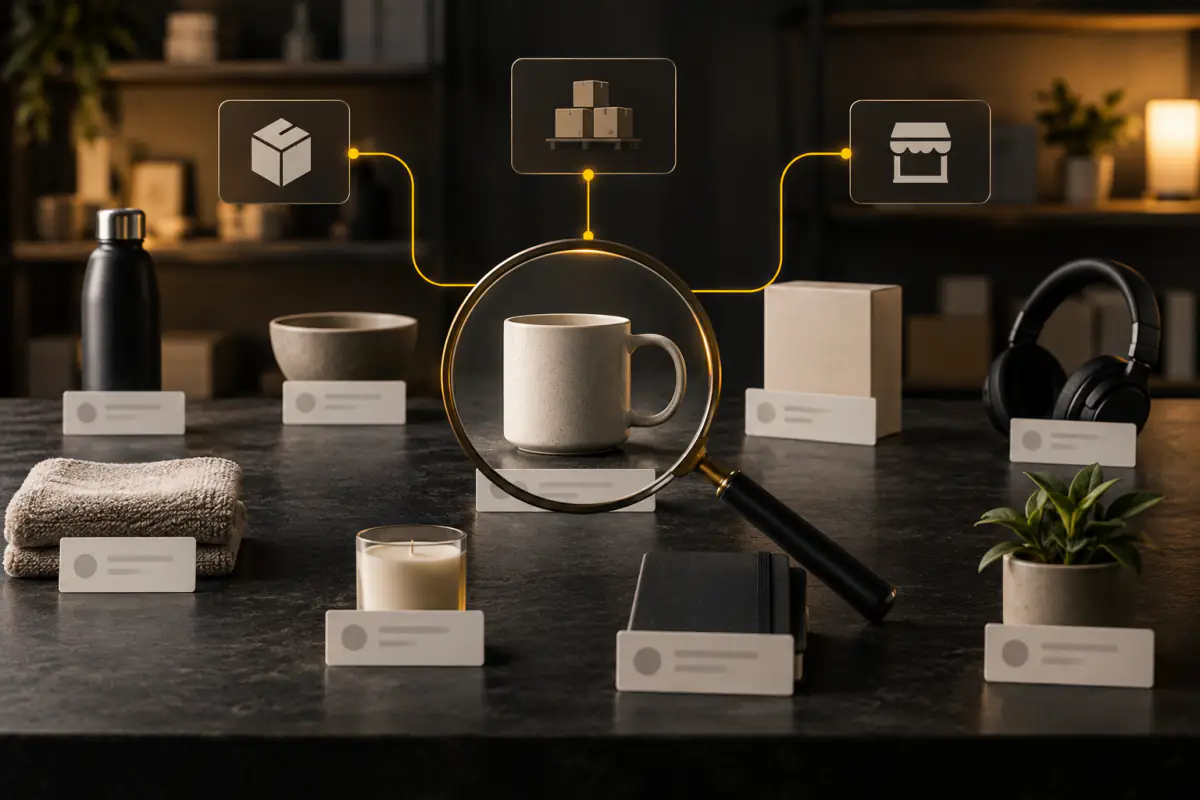 Product feed review for a Google Shopping campaign