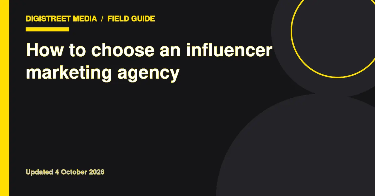 How to choose an influencer marketing agency featured image