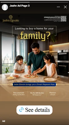 Jashn Realty: Family-led Meta ad