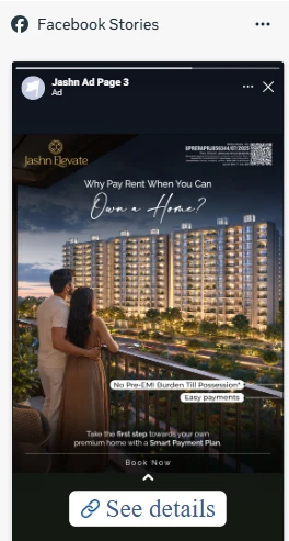 Jashn Realty: Story ad for renters