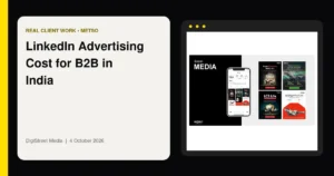 Metso B2B creative work presented in a browser advertising frame