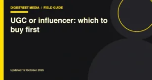 UGC or influencer: which to buy first featured image
