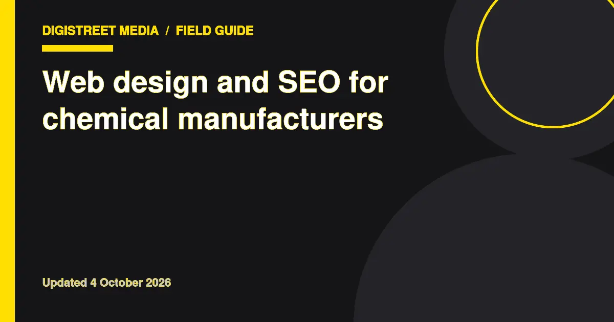 Web design and SEO for chemical manufacturers featured image